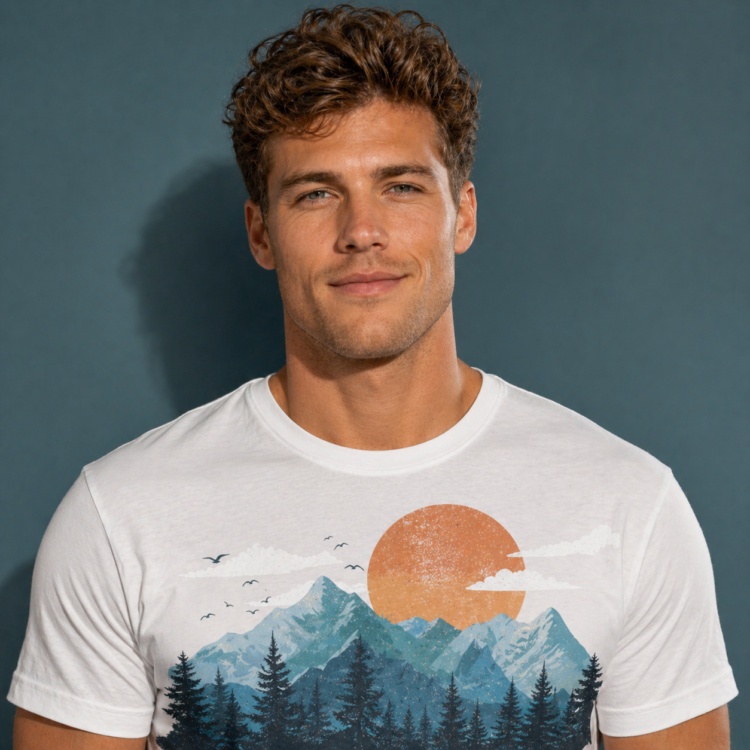 Camiseta blanca sublimada de alta definición en algodón para diseño complejo ideal para eventos proveedor Guecam