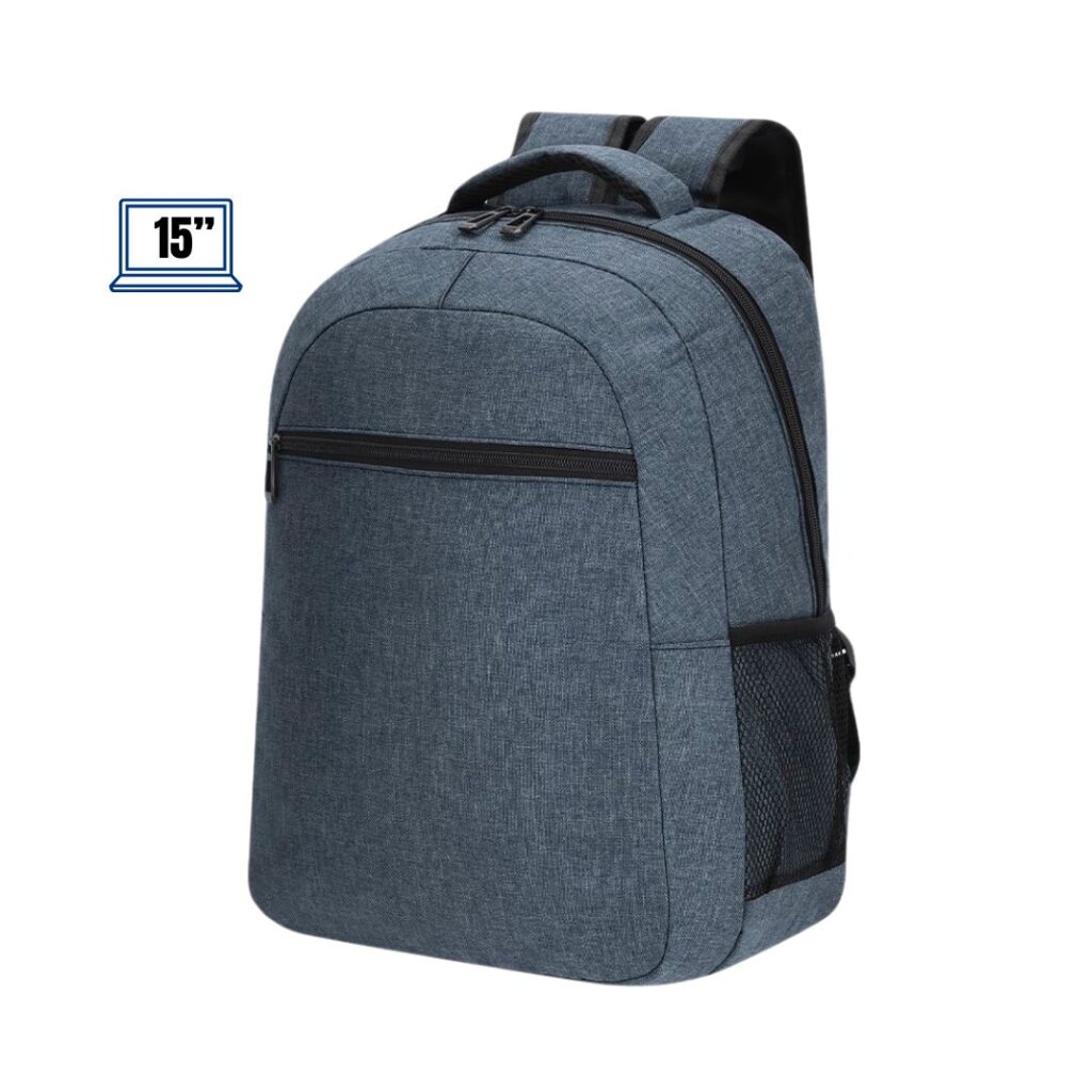 Mochila diseño urbano con bolsillo central acolchado para laptop de 15 pulgadas