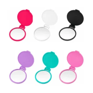 Espejo promocional de bolsillo plástico varios colores