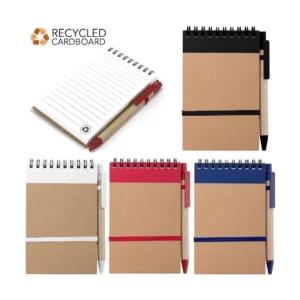 libretas personalizadas costa rica al por mayor en cartón reciclado con lapicero