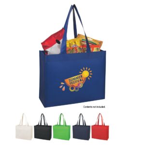 Bolsa promocional material cambrel con fuelle variedad de colores