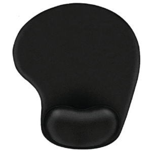 Mouse pads personalizados ergonómico en color negro