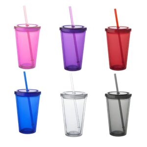 Vasos plásticos personalizados con tapa y pajilla al por mayor Costa Rica