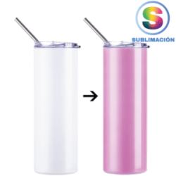 Botellas y vasos térmicos personalizados al por mayor skinny mágico cambia de color