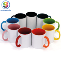 tazas al por mayor costa rica para sublimar asa e interior de color