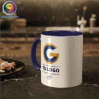 tazas al por mayor costa rica para sublimar asa e interior de color Guecam